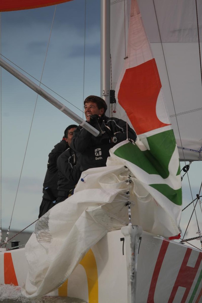 Alvaro Marinho and SETH Sailing Team - Chicago Match Cup 2011 © Chicago Match Race Center